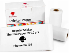Phomemo Papírové vložky samolepicí, 3 role, pro Phomemo T02 M02 PRO M03 M04S / Q22-RMS2
