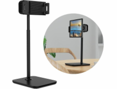 Acefast Teleskopický stolní držák na telefon a tablet Acefast (135-230 mm Š) 360 Černý (E4 Černý)
