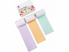 Phomemo Samolepicí papírové samolepky náplně barevné, 3x pro Phomemo T02 M02 PRO M03 M04S / Q22-RMSMLL