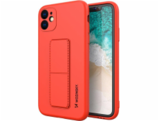 Wozinsky Silikonové pouzdro Wozinsky Kickstand Case s flexibilním stojánkem pro Samsung Galaxy A72 4G, červené