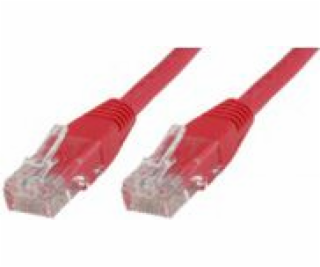 MicroConnect RJ-45/RJ-45 kat. 6 20m červený (UTP620R)
