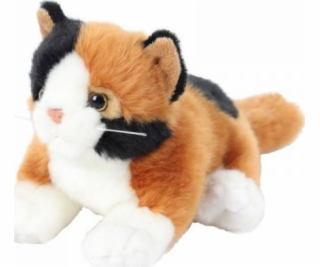 Beppe Maskot kočka ležící hnědá 30 cm