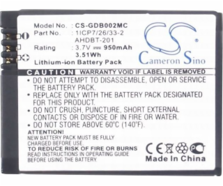 Cameron Sino Baterie typu AHDBT-301 / AHDBT-302 / AHDBT-2...