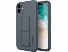 Wozinsky Silikonové pouzdro Wozinsky Kickstand Case s flexibilním stojánkem pro Samsung Galaxy A22 4G modré