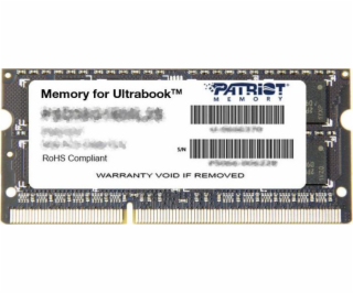Patriot Paměť pro notebooky Signature, SODIMM, DDR3L, 8GB...