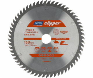 Norton Clipper KRUHOVÁ PILA NORTON 160 mm x 20 mm x 60 oz...
