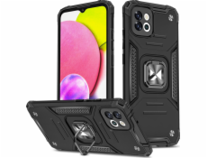Wozinsky Pouzdro Ring Armor pro Samsung Galaxy A03 s magnetickým držákem a kroužkem, černé