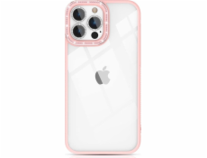 Kingxbar Pouzdro Třpytivé pro Apple iPhone 13 Pro Max růžové
