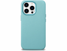 iCarer iCarer Litchi Premium kožené pouzdro pro iPhone 14 Pro magnetické kožené pouzdro s MagSafe zelené (WMI14220710-GN)