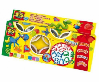 SES Play-Doh - Sada 8 barev + 12 formiček - 192546