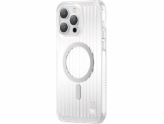Kingxbar Magnetický kryt Kingxbar PQY Go Out Series pro iPhone 14 Plus, stříbrný, s MagSafe