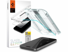 Spigen Spigen Glass tR EZ Fit HD 1 balení, průhledné - iPhone 15 Plus