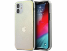 Guess Guess GUHCP12S3D4GIRBL Pevný kryt pro iPhone 12 mini 5.4 opálový/duhový 4G s 3D vzorem