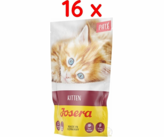 Josera Paštika pro koťata s lososovým olejem - sada 16x85g