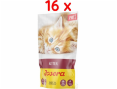 Josera Paštika pro koťata s lososovým olejem - sada 16x85g