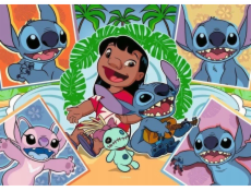 Ravensburger Puzzle 4x100 dílků Disney Stitch