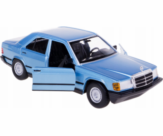 Bburago Kovový model Mercedes Benz 190E 1987 1:24 červený
