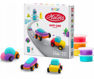 Tm Toys Hey Clay Plastelína Zábavná auta