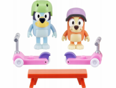 Tm Toys Sada figurek Bluey na koloběžce