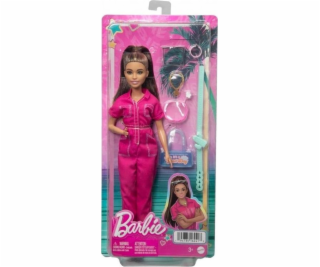 Mattel Barbie BRB Růžový overal s doplňky HPL76 WB6