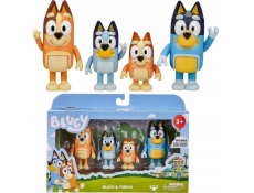 Bingo Sada 4 figurek Bandit Bluey & Family Figures