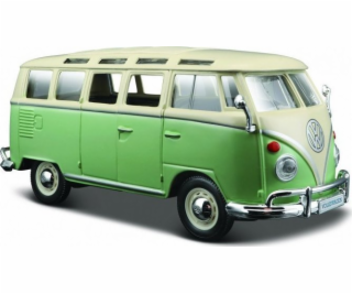 Maisto Volkswagen Van Samba kompozitový model béžovo-zelený