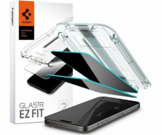 Spigen Ochranná skla Ez Fit pro iPhone 15 Pro, 2 ks, tvrz...