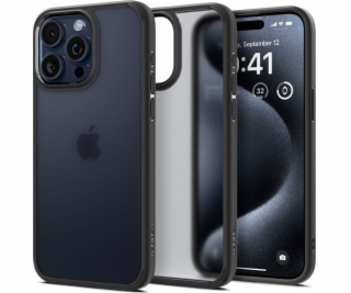 Spigen Ultra Hybrid, mrazuvzdorná černá - iPhone 15 Pro Max