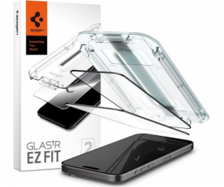 Spigen Spigen Glass tR EZ Fit 2 kusy, FC Black - iPhone 1...