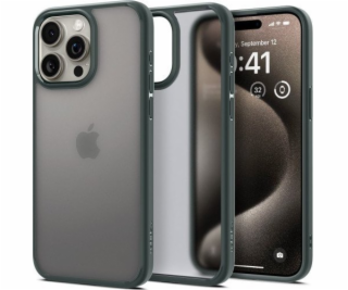 Spigen Ultra Hybrid, mrazuvzdorná zelená - iPhone 15 Pro Max