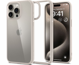 Spigen Kryt Ultra Hybrid, přírodní titan - iPhone 15 Pro Max