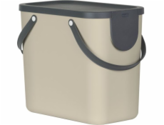 Rotho Odpadkový koš na třídění, výklopný, 25 l, béžový (1024907422)