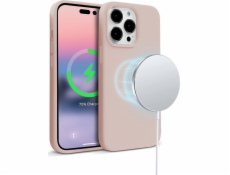Crong Magnetický kryt Crong Color Cover - iPhone 14 Pro MagSafe (pískově růžový)