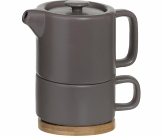 Secret de Gourmet Džbán s hrnkem Natural Taupe 400 ml