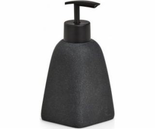 Zeller Dávkovač mýdla Dark Stone, polyresin, černý, 7,1x1...