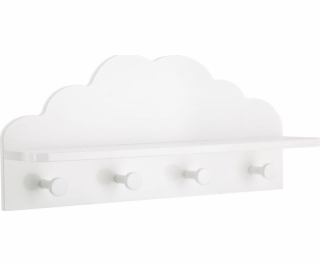 Atmosphera Nástěnný věšák s policí White Cloud