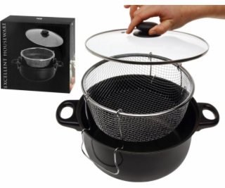 ASJ Commerce Pot se sítkem na smažení hranolků ve fritéze