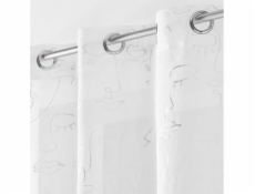 Douceur d`Interieur Interiérový design HOTOVÁ ZÁVĚSA - ARTY LINE BÍLÁ 140x240