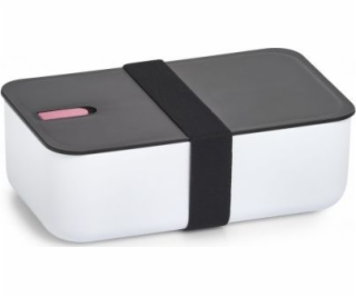 Zeller Obědový box, plast, bílá/černá/růžová, 19 x 12 x 6...