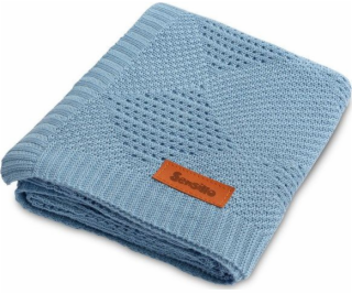 Sensillo deka bambus 100% 100x80cm modrá