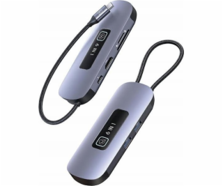 Usams USB HUB USAMS Adaptérový HUB 6v1 2xUSB 3.0/TF/SD/US...