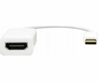 ProXtend Slim adaptér ProXtend USB-C na HDMI, 20 cm, bílý