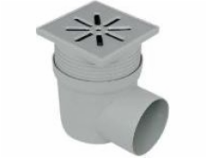Capricorn Kanalizační vpust 150 x 150 mm s bočním výpustem fi 110 (9-2600-110-47-01-04)
