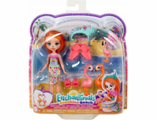 Mattel Enchantimals Panenka Plameňák Florinda + 3 zvířátka