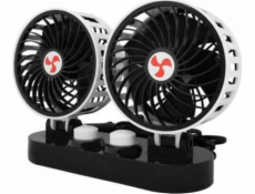 LTC PS Dvojitý ventilátor do auta LTC 2x5 24V s regulací.