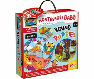 Lisciani Logická hra Montessori - kulaté puzzle