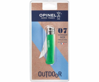 Opinel Kapesní nůž č. 07 z bukového dřeva, zelená louka
