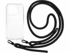 MOBILE ORIGIN Pouzdro Lanyard, průhledné - iPhone 15 Pro