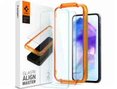 Spigen Ochranné tvrzené sklo Glass tR AlignMaster, 2 ks, pro Samsung Galaxy A55