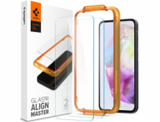 Spigen Ochranné tvrzené sklo Glass tR AlignMaster, 2 ks, pro Samsung Galaxy A35